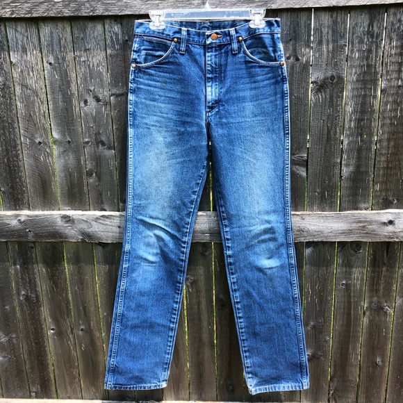 Wrangler Denim - High-Rise Straight-Leg Mom Jeans